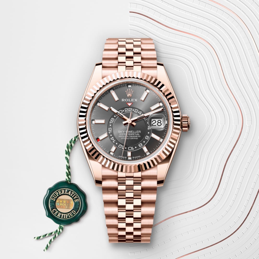 Rolex Sky-Dweller Oyster, 42 mm, Everose gold
