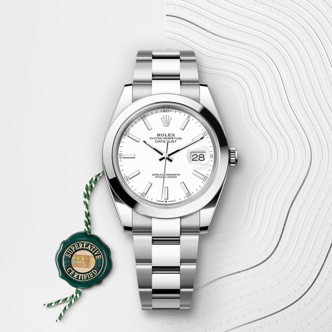 Rolex Datejust 41 Oyster, 41 mm, Oystersteel