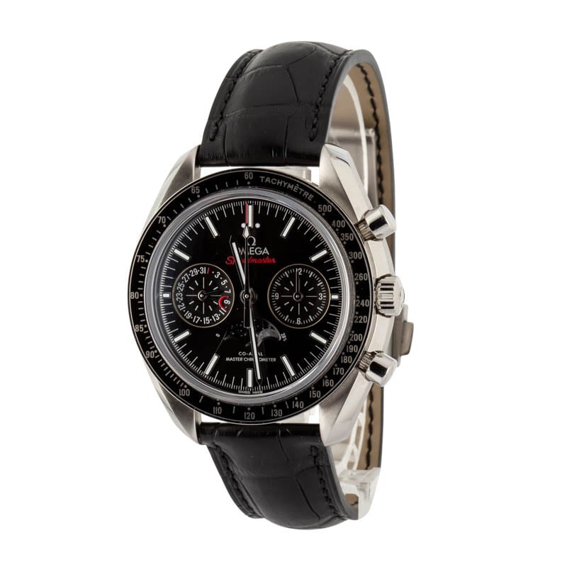 Omega Speedmaster Moonphase Black Dial