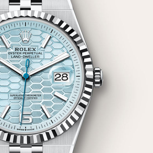 Rolex Land-Dweller 40 Oyster, 40 mm, platinum