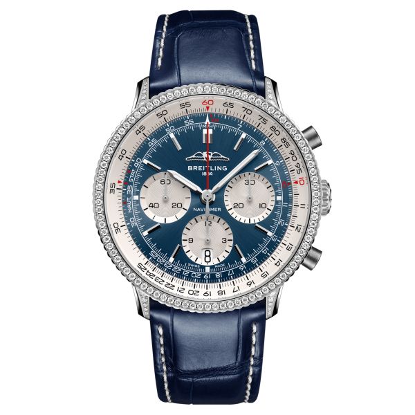 Breitling Navitimer Blue Leather