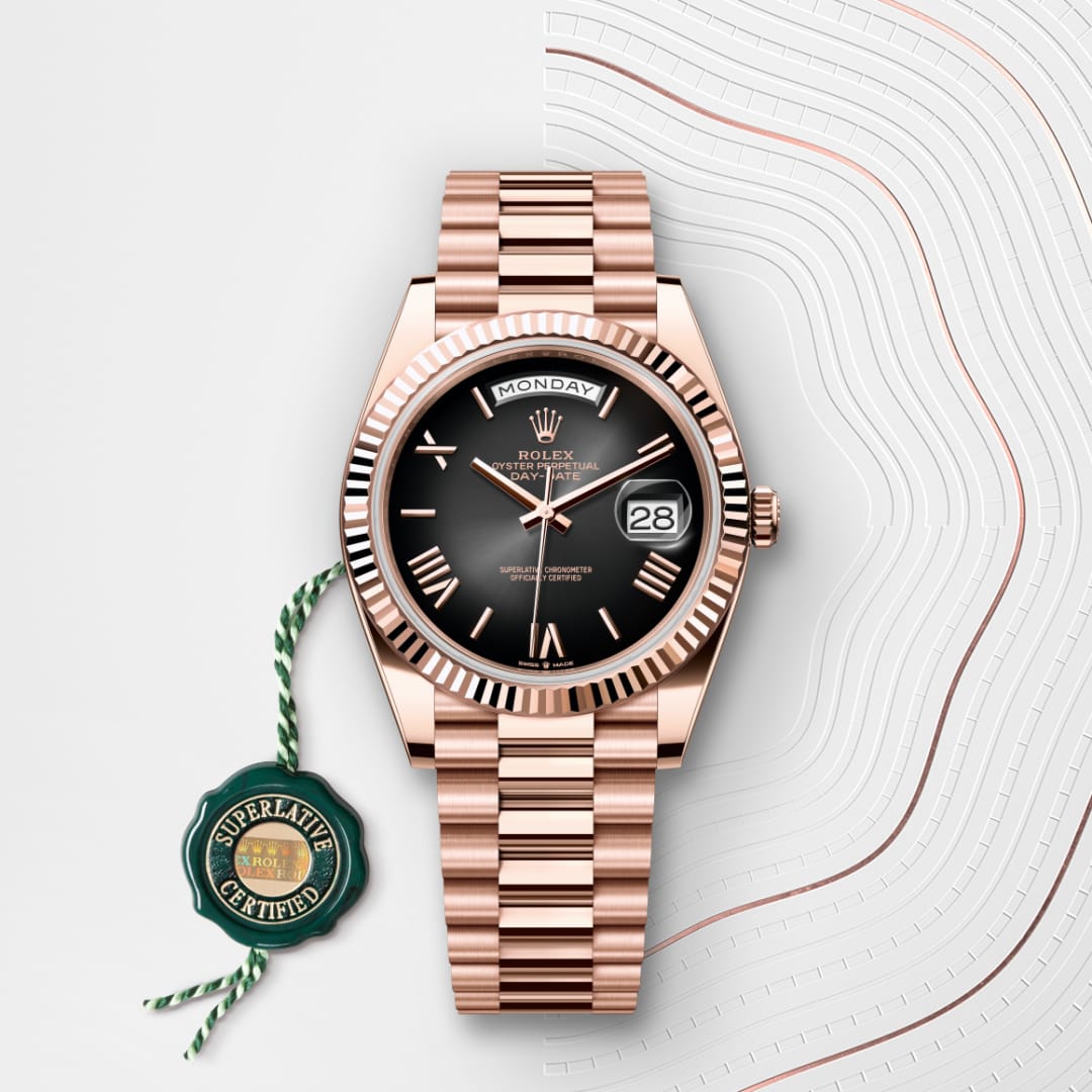 Rolex Day-Date 40 Oyster, 40 mm, Everose gold