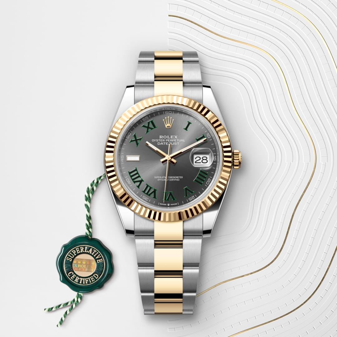 Rolex Datejust 41 Oyster, 41 mm, Oystersteel and yellow gold