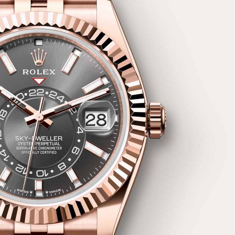 Rolex Sky-Dweller Oyster, 42 mm, Everose gold
