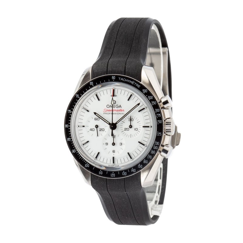 Omega Speedmaster Moonwatch Professional Steel on Rubber