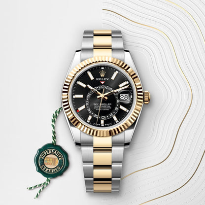 Rolex Sky-Dweller Oyster, 42 mm, Oystersteel and yellow gold