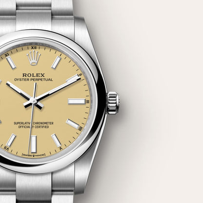 Rolex Oyster Perpetual 34 Oyster, 34 mm, Oystersteel