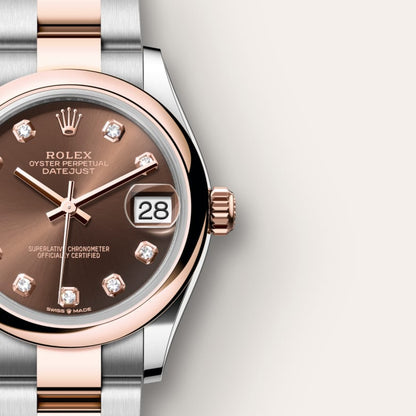 Rolex Datejust 31 Oyster, 31 mm, Oystersteel and Everose gold