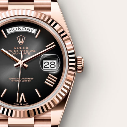 Rolex Day-Date 40 Oyster, 40 mm, Everose gold