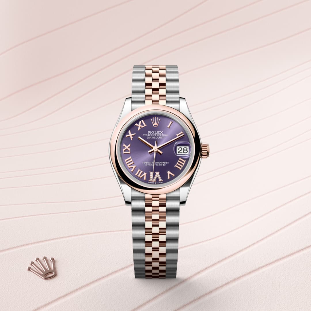 Rolex Datejust 31 Oyster, 31 mm, Oystersteel and Everose gold