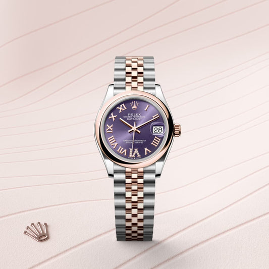 Rolex Datejust 31 Oyster, 31 mm, Oystersteel and Everose gold