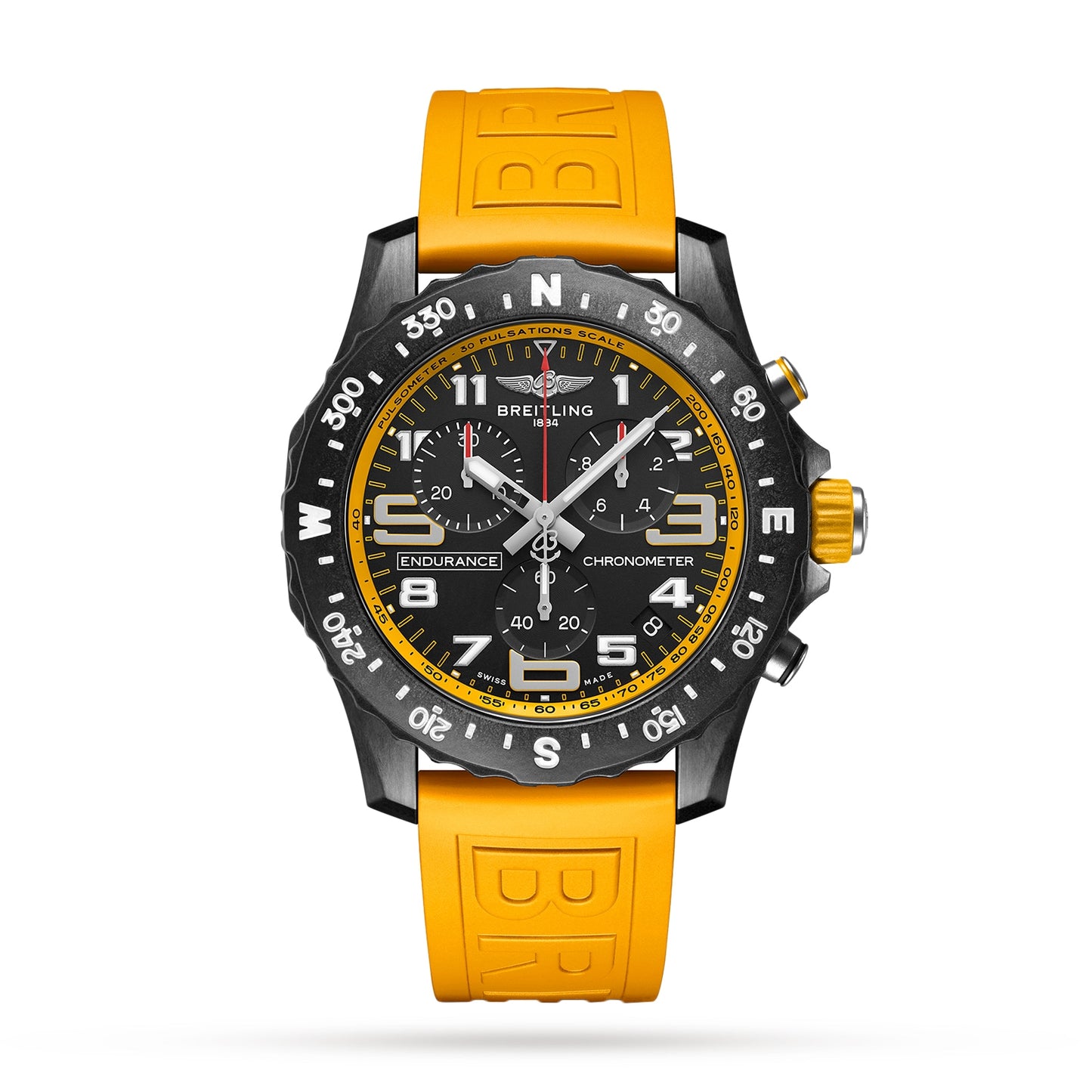 Breitling Super Avenger Yellow Rubber