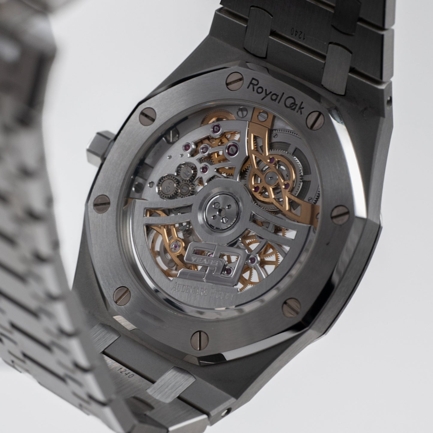 Audemars Piguet Royal Oak 16204ST.OO.1240ST.01 'Jumbo Extra-Thin' 50th Anniversary Stainless Steel Openworked