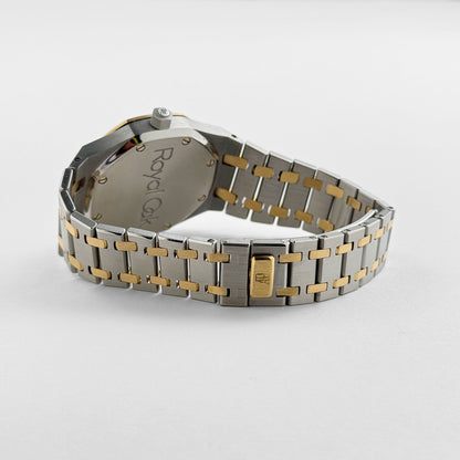 Audemars Piguet Royal Oak 25594SA.OO.0789SA.01 Day-Date Moonphase Yellow Gold Stainless Steel Silver Dial