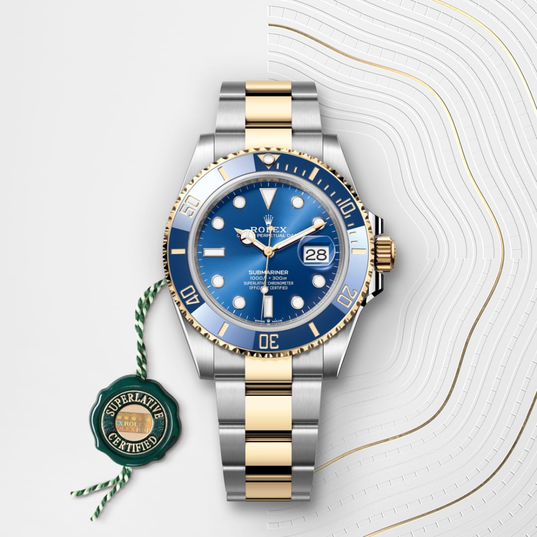 Rolex Submariner Date Oyster, 41 mm, Oystersteel and yellow gold