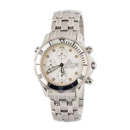 Omega Seamaster White Wave Dial