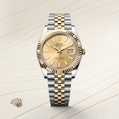 Rolex Datejust 41 Oyster, 41 mm, Oystersteel and yellow gold
