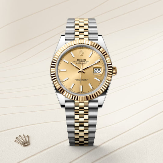 Rolex Datejust 41 Oyster, 41 mm, Oystersteel and yellow gold