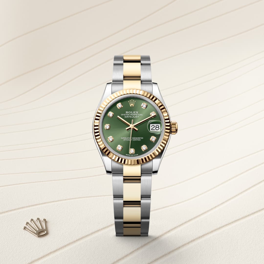 Rolex Datejust 31 Oyster, 31 mm, Oystersteel and yellow gold