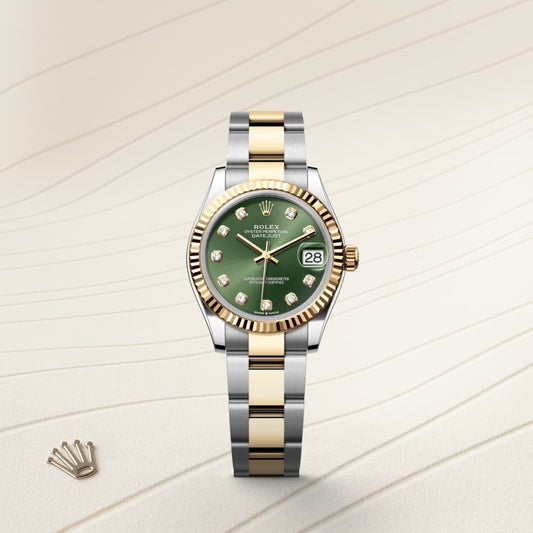 Rolex Datejust 31 Oyster, 31 mm, Oystersteel and yellow gold