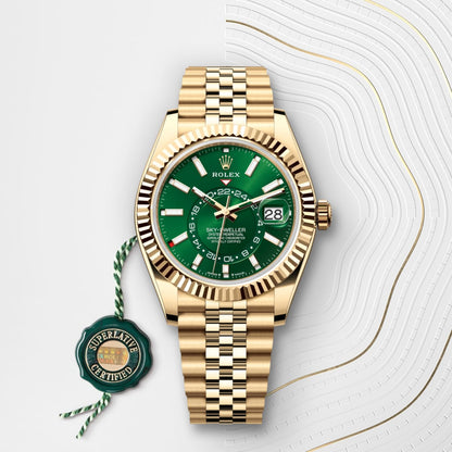 Rolex Sky-Dweller Oyster, 42 mm, yellow gold