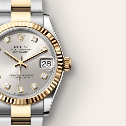 Rolex Datejust 31 Oyster, 31 mm, Oystersteel and yellow gold