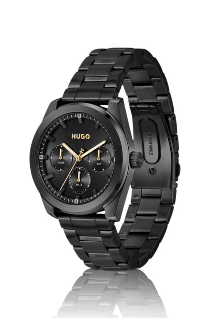 Hugo Boss Black-plated watch with tonal dial
