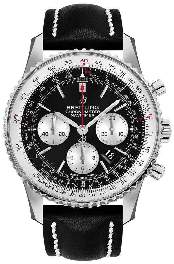 Breitling Navitimer Black Leather
