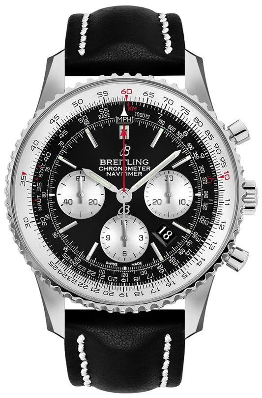 Breitling Navitimer Black Leather