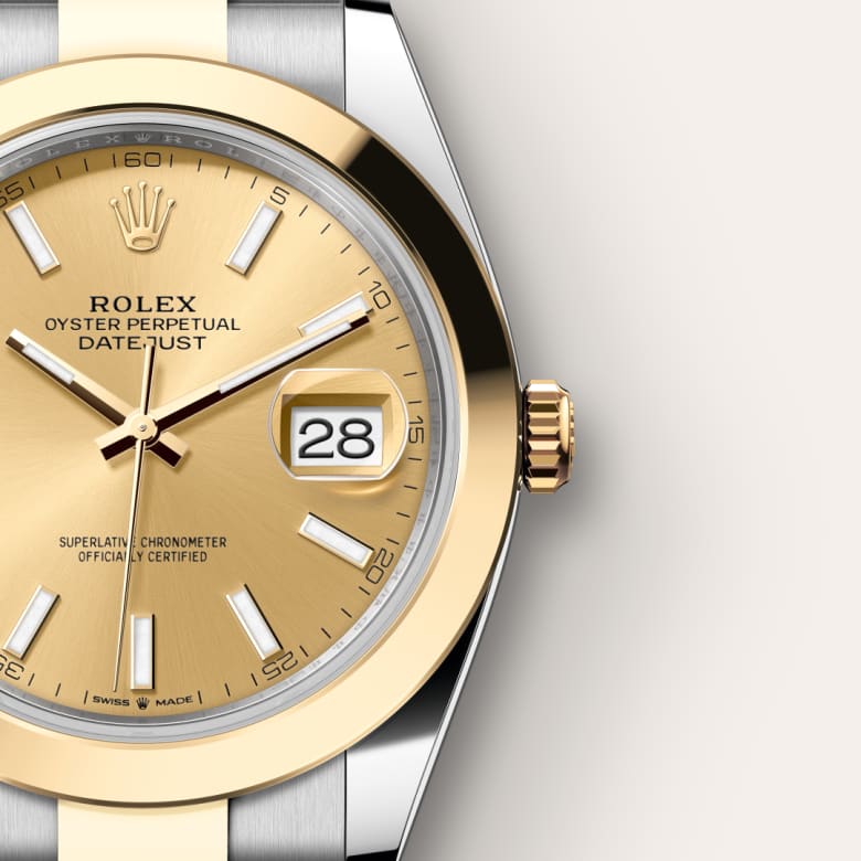 Rolex Datejust 41 Oyster, 41 mm, Oystersteel and yellow gold