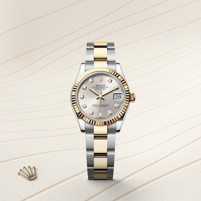 Rolex Datejust 31 Oyster, 31 mm, Oystersteel and yellow gold