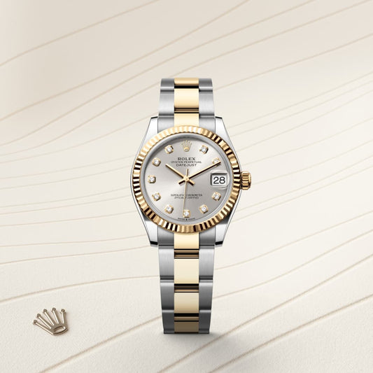 Rolex Datejust 31 Oyster, 31 mm, Oystersteel and yellow gold