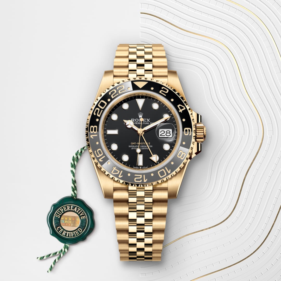Rolex GMT-Master II Oyster, 40 mm, yellow gold