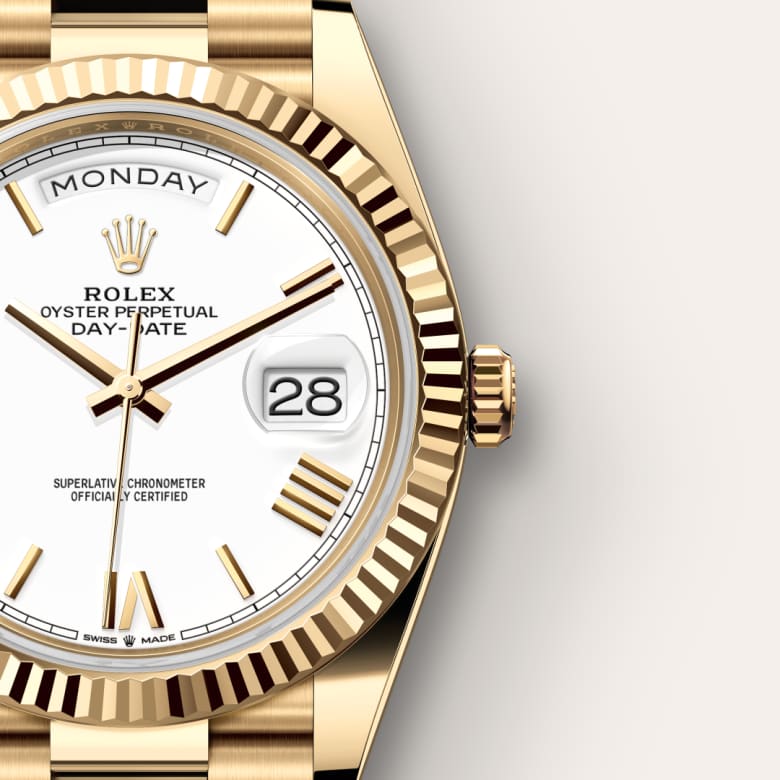 Rolex Day-Date 40 Oyster, 40 mm, yellow gold