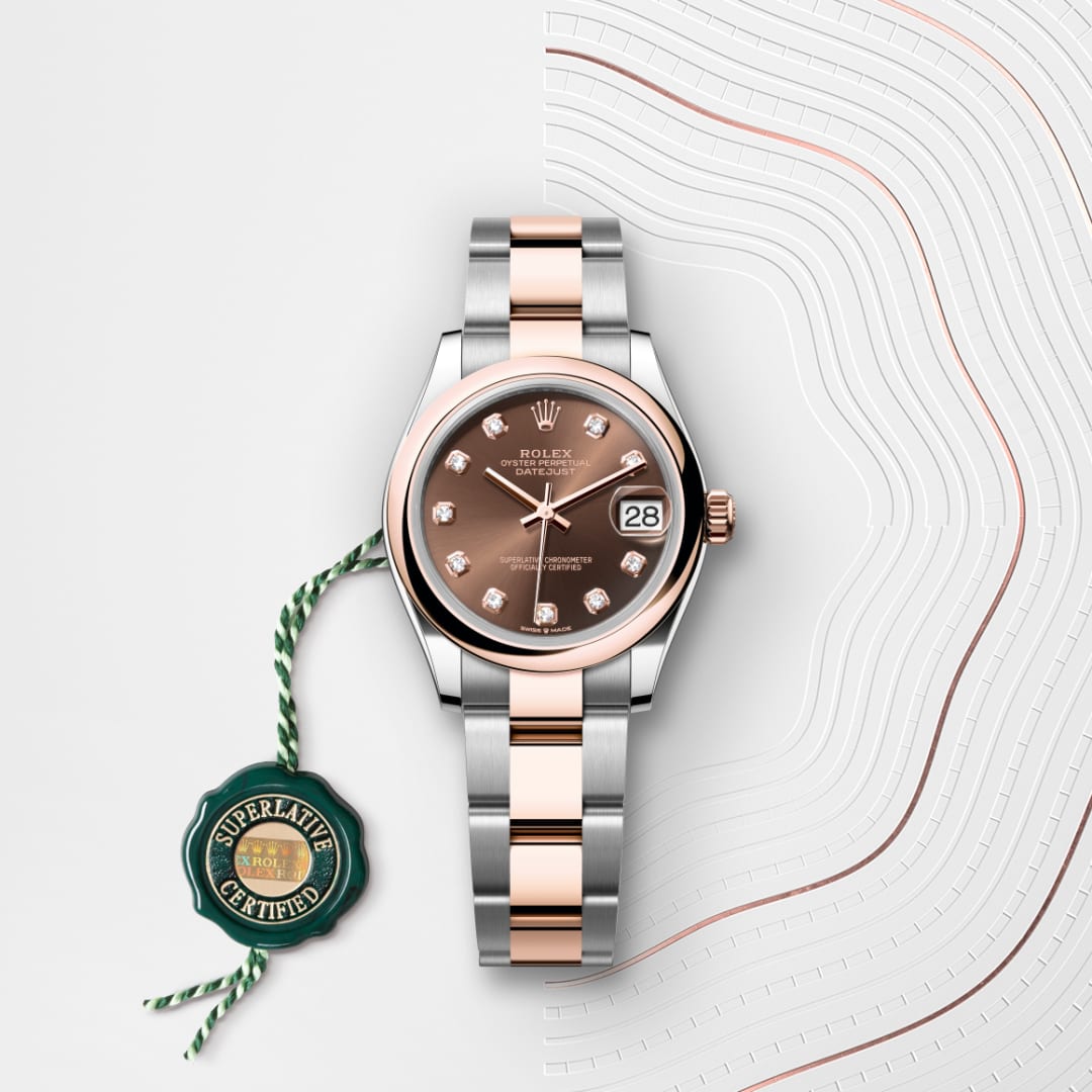 Rolex Datejust 31 Oyster, 31 mm, Oystersteel and Everose gold