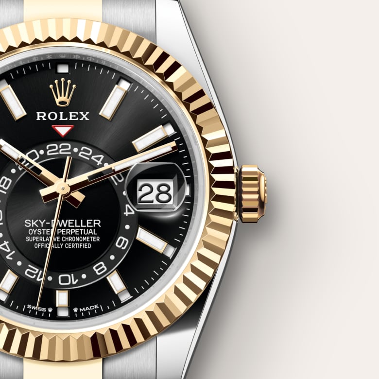 Rolex Sky-Dweller Oyster, 42 mm, Oystersteel and yellow gold
