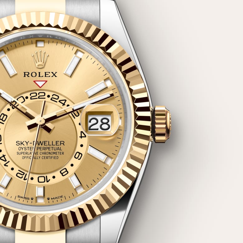 Rolex Sky-Dweller Oyster, 42 mm, Oystersteel and yellow gold