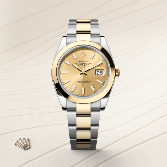 Rolex Datejust 41 Oyster, 41 mm, Oystersteel and yellow gold