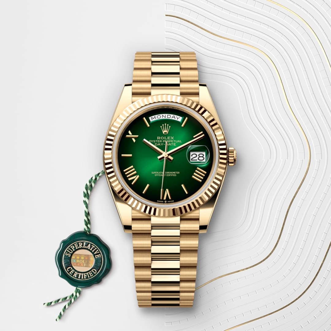 Rolex Day-Date 40 Oyster, 40 mm, yellow gold