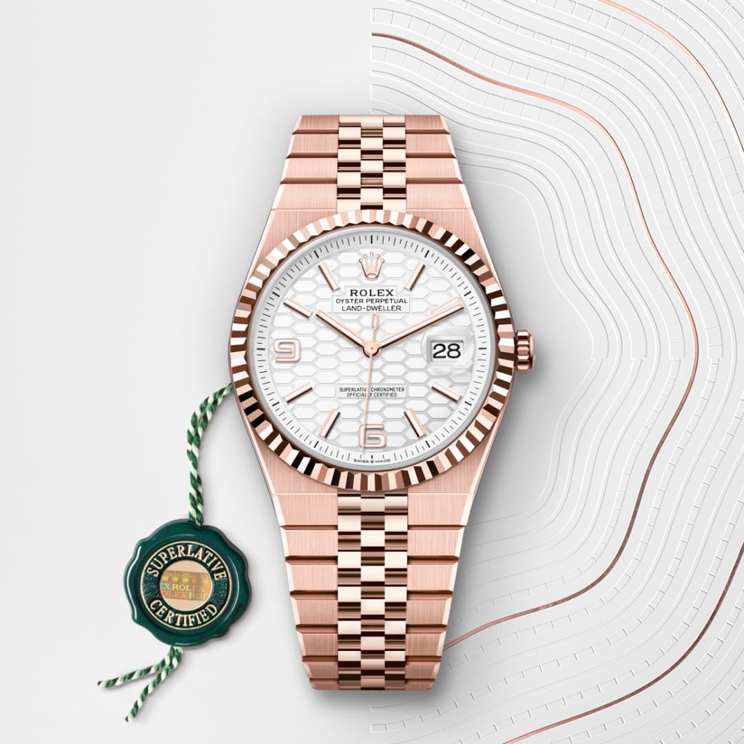 Rolex Land-Dweller 40 Oyster, 40 mm, Everose gold