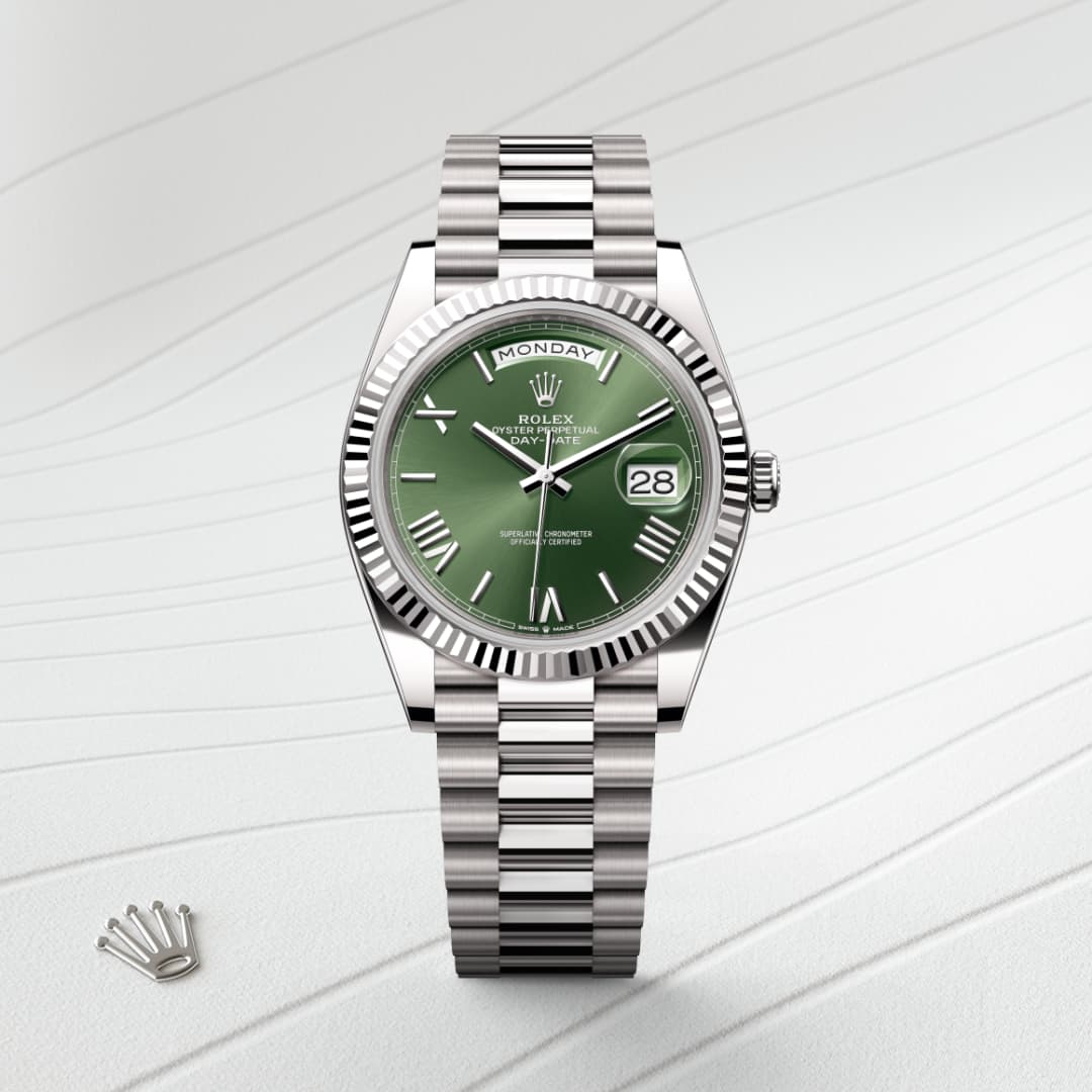 Rolex Day-Date 40 Oyster, 40 mm, white gold