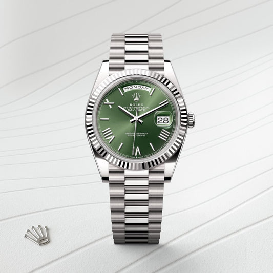 Rolex Day-Date 40 Oyster, 40 mm, white gold
