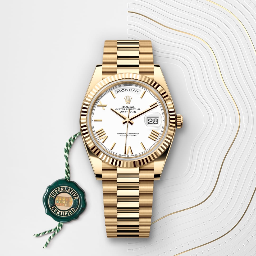 Rolex Day-Date 40 Oyster, 40 mm, yellow gold