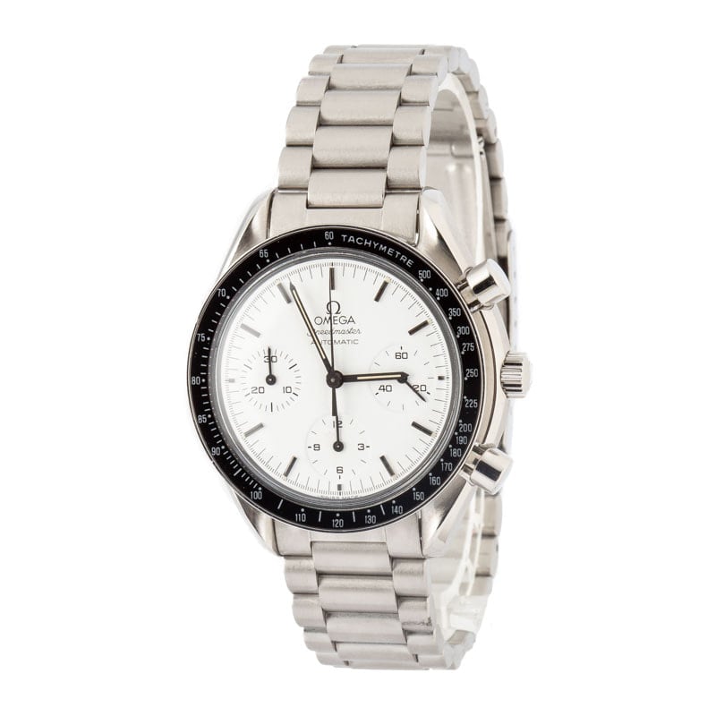 Omega Speedmaster Reduced Albino White Dial