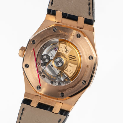 Audemars Piguet Royal Oak 15400OR.OO.D002CR.01 Rose Gold Black Dial