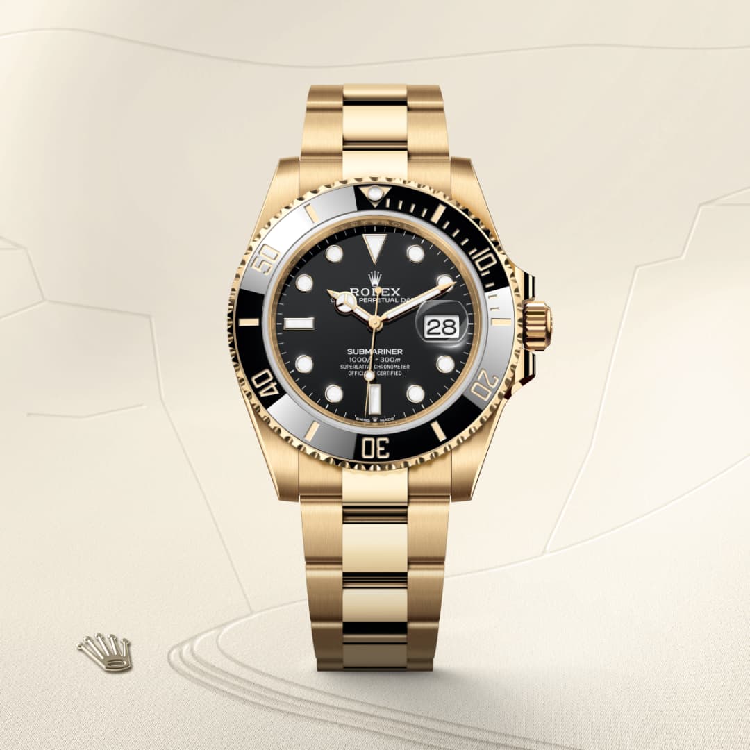 Rolex Submariner Date Oyster, 41 mm, yellow gold