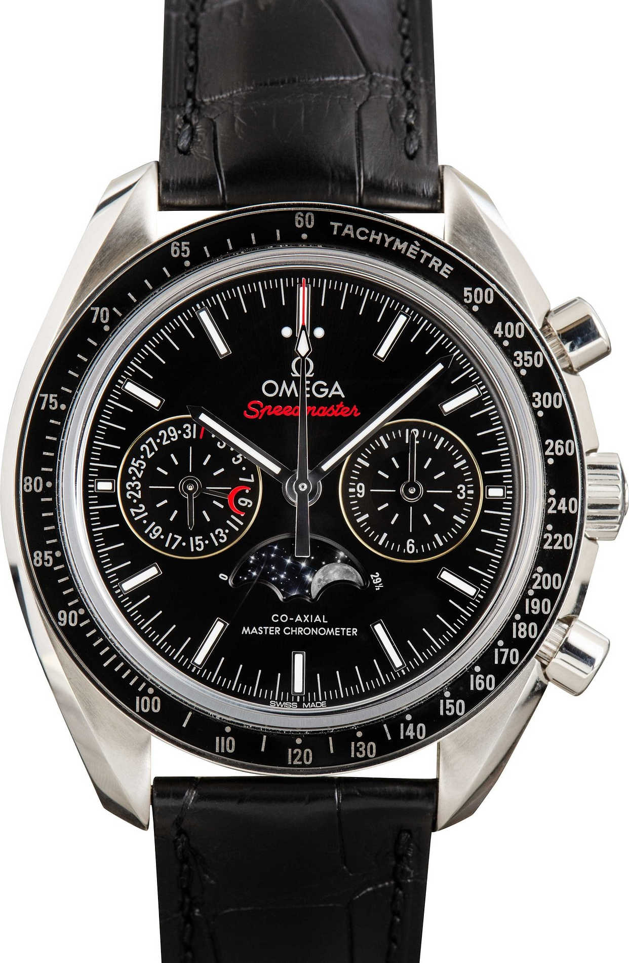 Omega Speedmaster Moonphase Black Dial