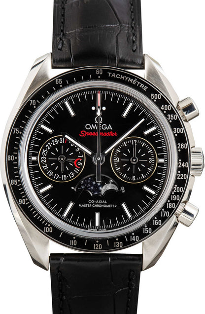 Omega Speedmaster Moonphase Black Dial