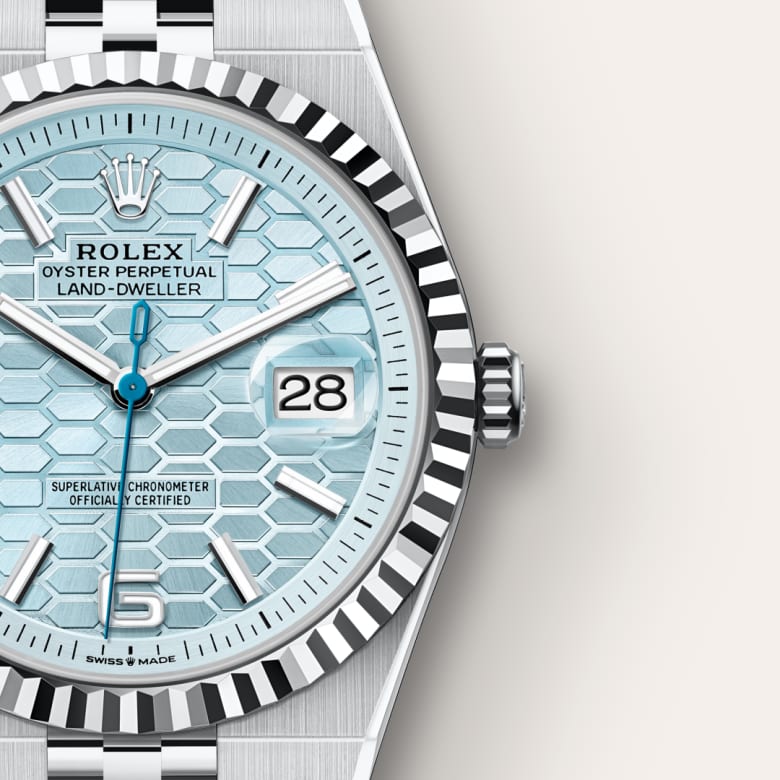 Rolex Land-Dweller 40 Oyster, 40 mm, platinum