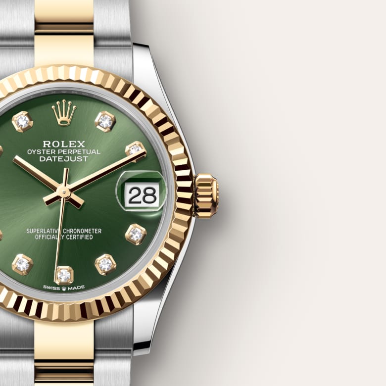 Rolex Datejust 31 Oyster, 31 mm, Oystersteel and yellow gold